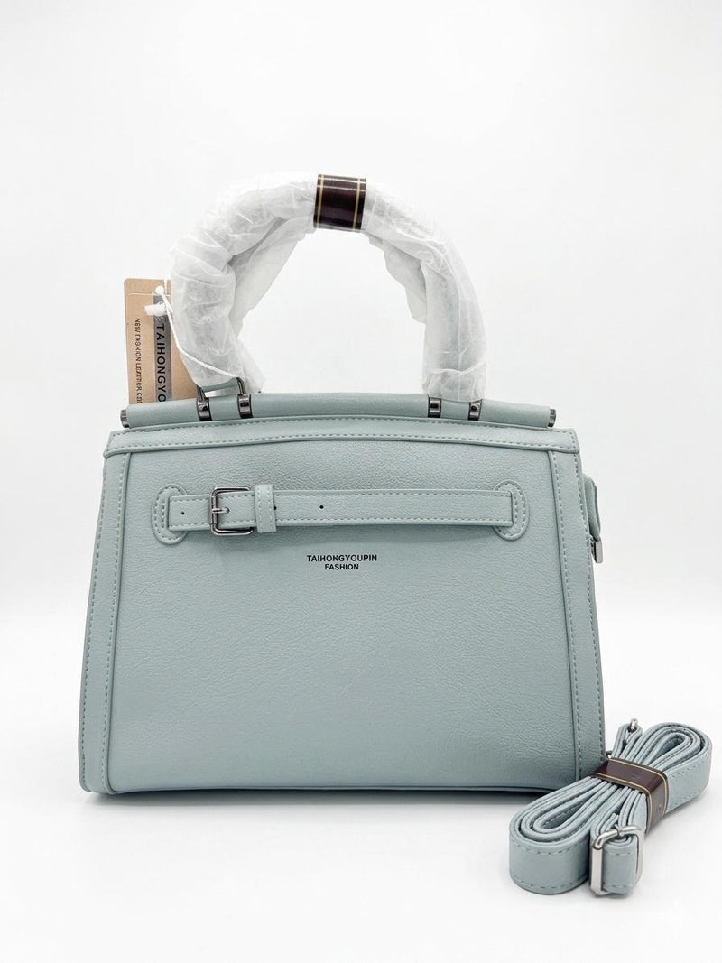 TAIHONGYOUPIN Kelly-Style Buckle Satchel