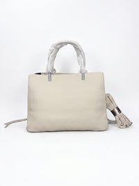 TAIHONGYOUPIN Tote Satchel with Charm — Beige, Brown, Olive Green